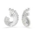 Ariana Grande x Swarovski damla küpeler, Kristal inci, Karışık kesimler, Beyaz, Rodyum kaplama