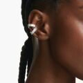 Ariana Grande x Swarovski kelepçe küpe, Baget kesim, Beyaz, Rodyum kaplama