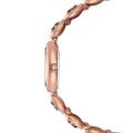 Imber oval Saat, İsviçre Üretimi, Metal bileklik, Siyah, Pembe altın rengi yüzey