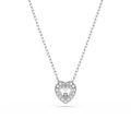 Ariana Grande x Swarovski Set, Karışık kesimler, Kalp, Beyaz, Rodyum kaplama