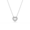 Ariana Grande x Swarovski Kolye, Karışık kesimler, Kalp, Beyaz, Rodyum kaplama