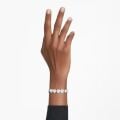 Ariana Grande x Swarovski Tennis bileklik, Karışık kesimler, Kalp, Beyaz, Rodyum kaplama M
