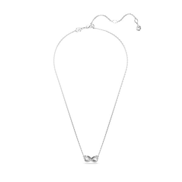 Hyperbola Kolye Ucu, Pavé, Infinity, Beyaz, Rodyum kaplama