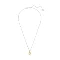 Birthstone Kolye Ucu, Kare kesim, Kasım, Sarı, Rodyum kaplama