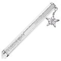 Crystalline Silk Tükenmez Kalem, Beyaz, Beyaz lakeli, krom kaplama