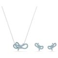 Lifelong Bow Set, Fiyonk, Mavi, Rodyum kaplama