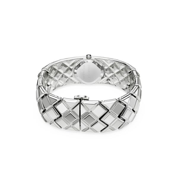 Curiosa Bangle Saat, Kristal bileklik, Gümüş Rengi, Paslanmaz çelik