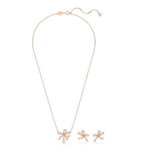Hyperbola Set, Fiyonk, Beyaz, Pembe altın rengi kaplama
