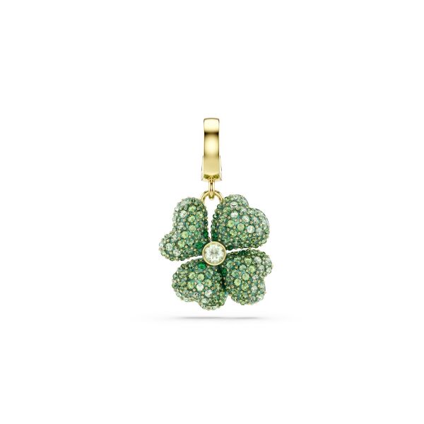 Idyllia Charm, Yonca, Yeşil, Altın rengi kaplama