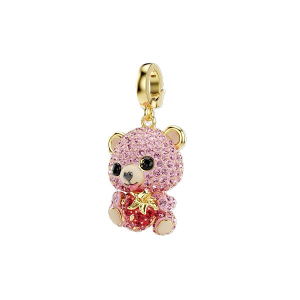 Idyllia Charm, Karışık kesimler, Ayıcık, Pembe, Altın rengi kaplama