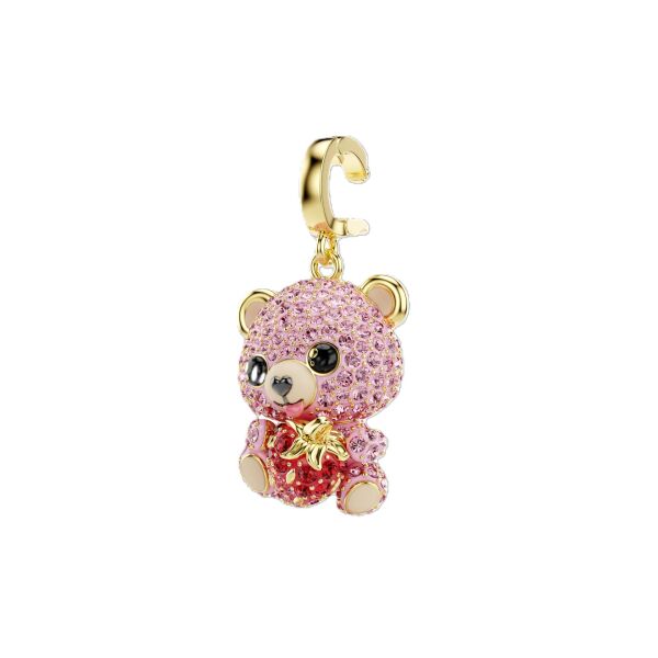Idyllia Charm, Karışık kesimler, Ayıcık, Pembe, Altın rengi kaplama