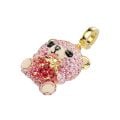 Idyllia Charm, Karışık kesimler, Ayıcık, Pembe, Altın rengi kaplama
