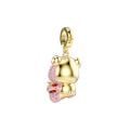 Idyllia Charm, Karışık kesimler, Ayıcık, Pembe, Altın rengi kaplama