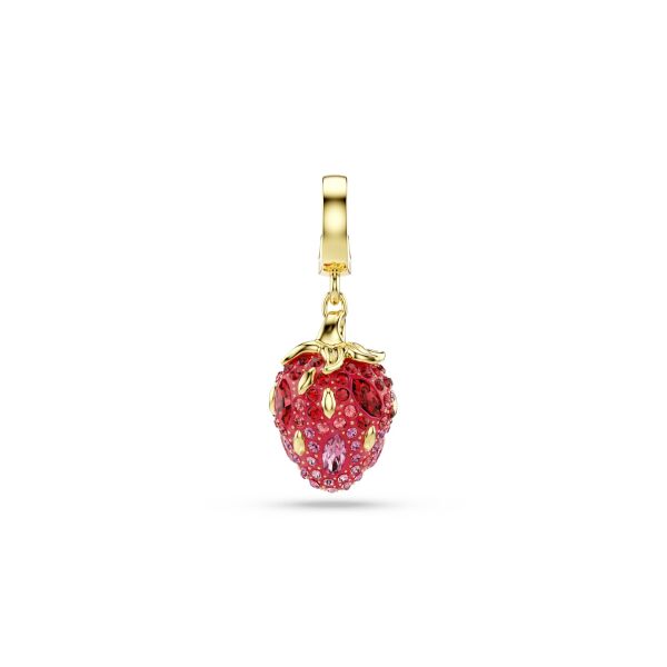 Idyllia Charm, Karışık kesimler, Çilek, Kırmızı, Altın rengi kaplama