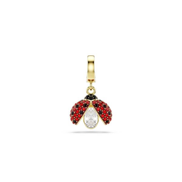 Idyllia Charm, Karışık kesimler, Uğur böceği, Kırmızı, Altın rengi kaplama