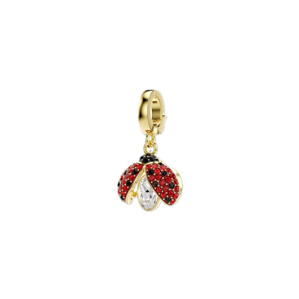 Idyllia Charm, Karışık kesimler, Uğur böceği, Kırmızı, Altın rengi kaplama