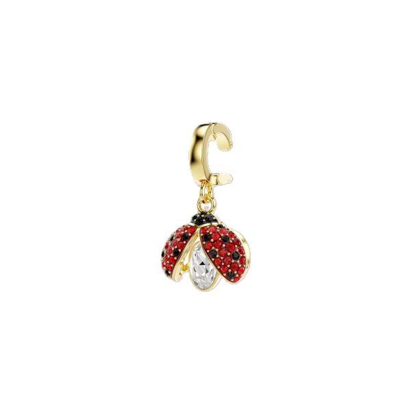 Idyllia Charm, Karışık kesimler, Uğur böceği, Kırmızı, Altın rengi kaplama