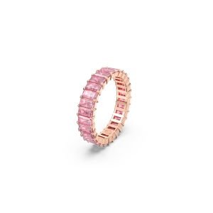 Matrix Yüzük, Baget kesim, Pembe, Pembe altın rengi kaplama 50