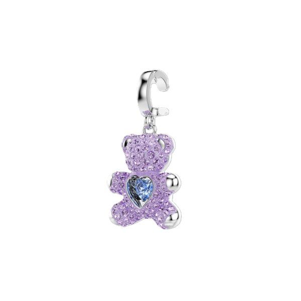 Idyllia Charm, Karışık kesimler, Ayıcık, Mor, Rodyum kaplama