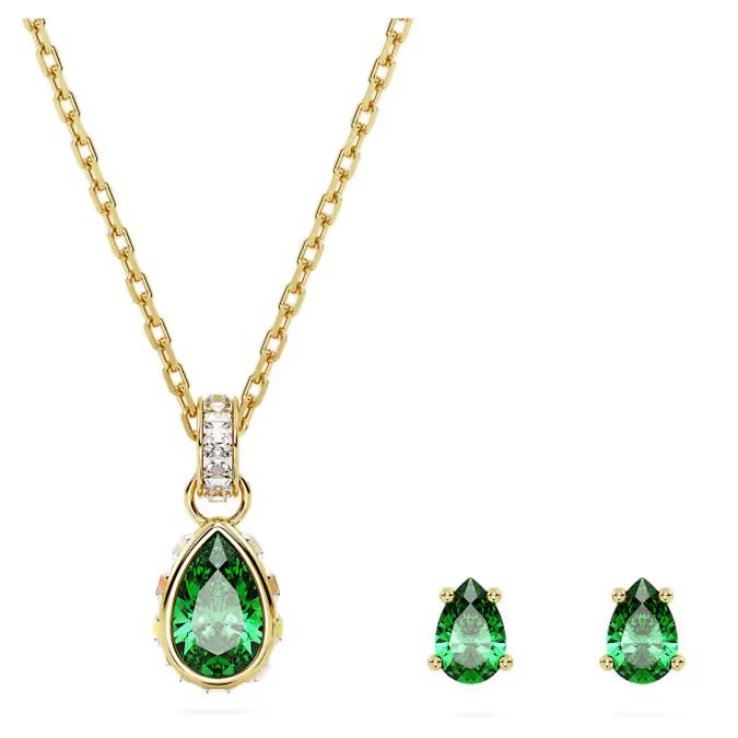Chroma Set, Karışık kesimler, Yeşil, Altın rengi kaplama