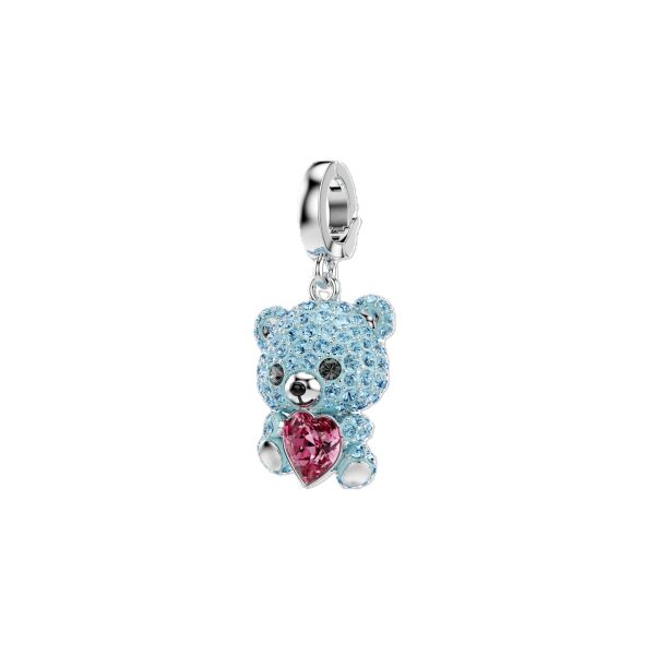 Idyllia Charm, Karışık kesimler, Ayıcık, Mavi, Rodyum kaplama