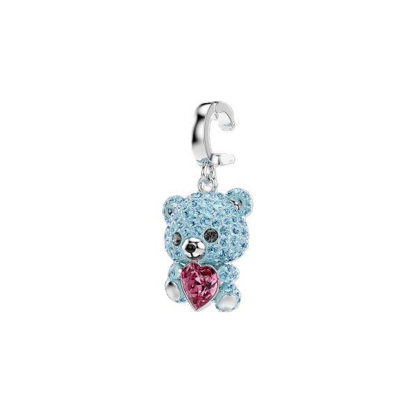 Idyllia Charm, Karışık kesimler, Ayıcık, Mavi, Rodyum kaplama