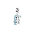 Idyllia Charm, Karışık kesimler, Ayıcık, Mavi, Rodyum kaplama