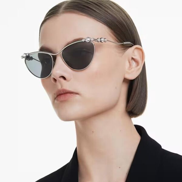 Güneş Gözlükleri, Oval şekil, SK7017 OV, Gümüş Rengi