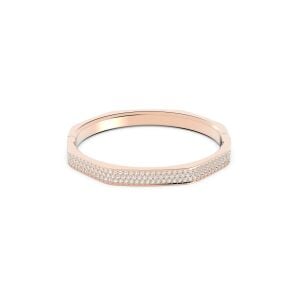 Dextera Bileklik, Sekizgen, Pavé, Beyaz, Pembe altın rengi kaplama S