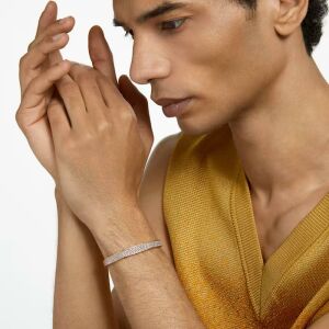 Dextera Bileklik, Sekizgen, Pavé, Beyaz, Pembe altın rengi kaplama S