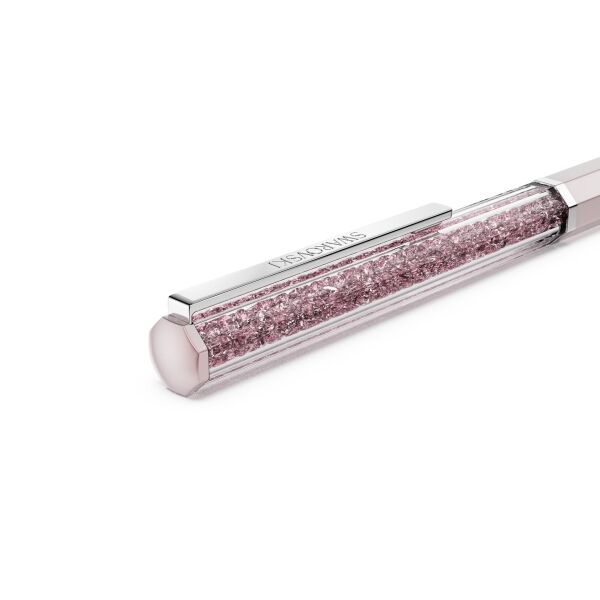 Crystalline Tükenmez Kalem, Pembe lakeli, krom kaplama