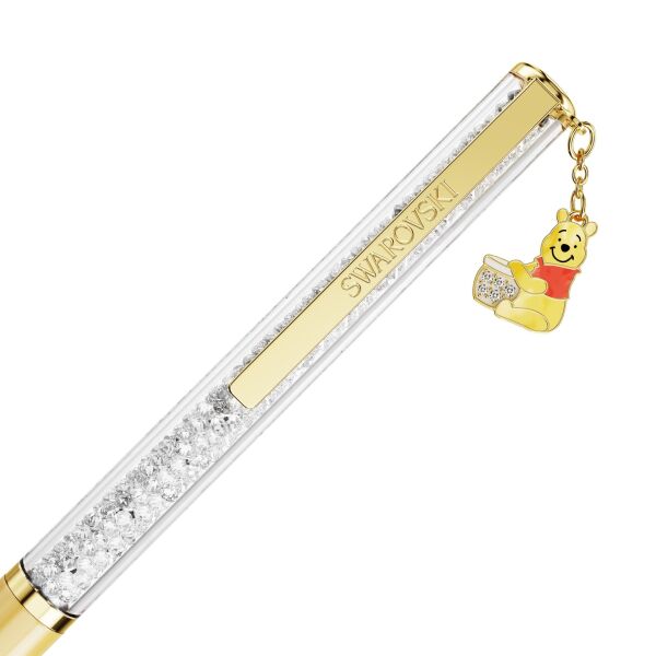 Crystalline Tükenmez Kalem, Winnie the Pooh, Sarı lakeli, altın rengi kaplama
