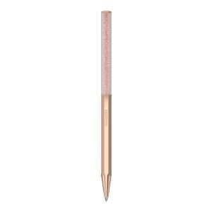 Crystalline Tükenmez Kalem, Sekizgen şekil, Rose Altın tonu, Pembe altın rengi kaplama