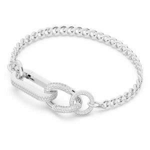 Dextera Bileklik, Pavé, Karışık bağlantılar, Beyaz, Rodyum kaplama XL - 5642599