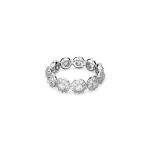 Una Yüzük, Pavé, Beyaz, Rodyum kaplama 58 - 5642608