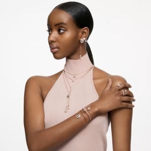 Una Yüzük, Pavé, Beyaz, Pembe altın rengi kaplama 50 - 5642612