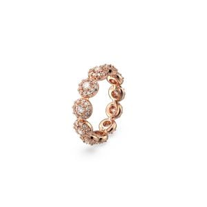Una Yüzük, Pavé, Beyaz, Pembe altın rengi kaplama 58 - 5642616