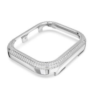 Sparkling Apple Watch® uyumlu kılıf, Gümüş Rengi