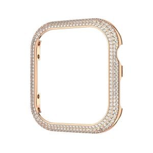 Sparkling Apple Watch® uyumlu kılıf, Rose Altın tonu
