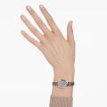 Crystal Rock Oval Saat, İsviçre Üretimi, Kristal bileklik, Gri, Pembe altın rengi yüzey