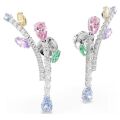 Ariana Grande x Swarovski damla küpeler, Karışık kesimler, Çok renkli, Rodyum kaplama