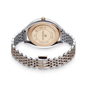 Crystalline Aura Saat, Metal bileklik, Beyaz, Pembe altın rengi yüzey - 5644075