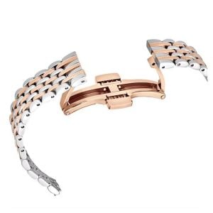 Crystalline Aura Saat, Metal bileklik, Beyaz, Pembe altın rengi yüzey - 5644075