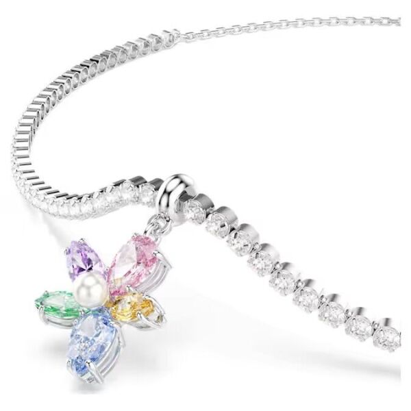 Ariana Grande x Swarovski Gerdanlık, Karışık kesimler, Çiçek, Çok renkli, Rodyum kaplama