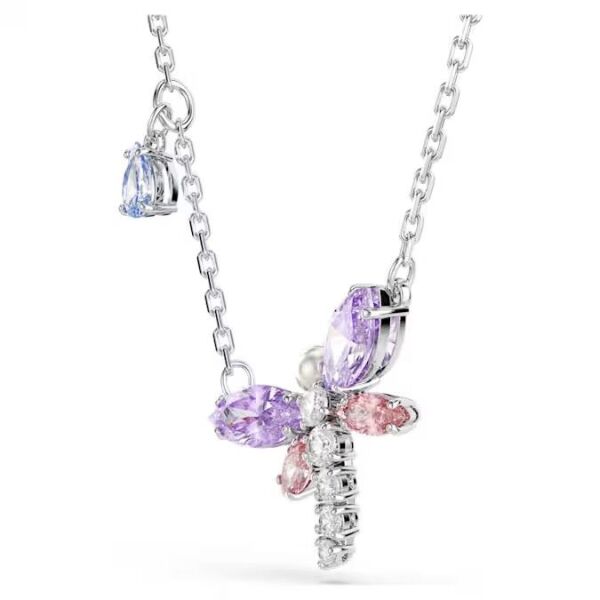 Ariana Grande x Swarovski Kolye, Karışık kesimler, Yusufçuk, Çok renkli, Rodyum kaplama
