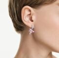 Ariana Grande x Swarovski damla küpeler, Karışık kesimler, Yusufçuk, Çok renkli, Rodyum kaplama