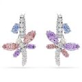 Ariana Grande x Swarovski damla küpeler, Karışık kesimler, Yusufçuk, Çok renkli, Rodyum kaplama