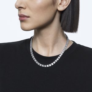 Matrix Kolye, Beyaz, Rodyum kaplama