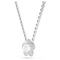 Ariana Grande x Swarovski Kolye Kristal inci, Yuvarlak kesim, Çiçek, Beyaz, Rodyum kaplama