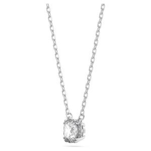 Stilla Set, Yuvarlak kesim, Beyaz, Rodyum kaplama - 5647663
